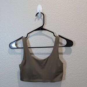 BNWOT H&M olive green sports bra - Size XS